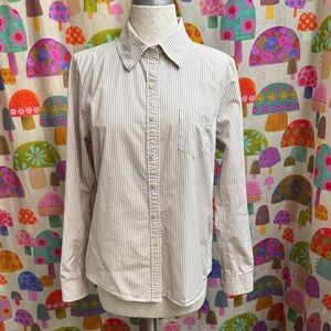 Horsewear Button Down Long Sleeve Blouse. Large